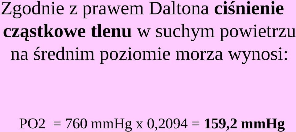 na średnim poziomie morza wynosi: