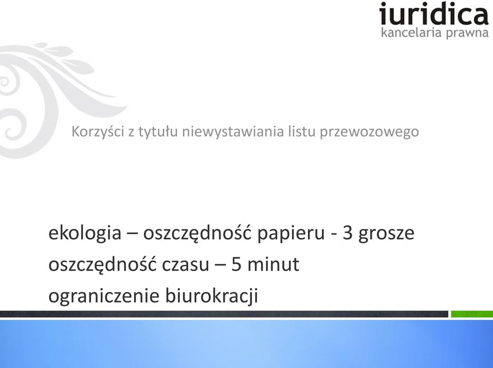 oszczędność papieru - 3 grosze