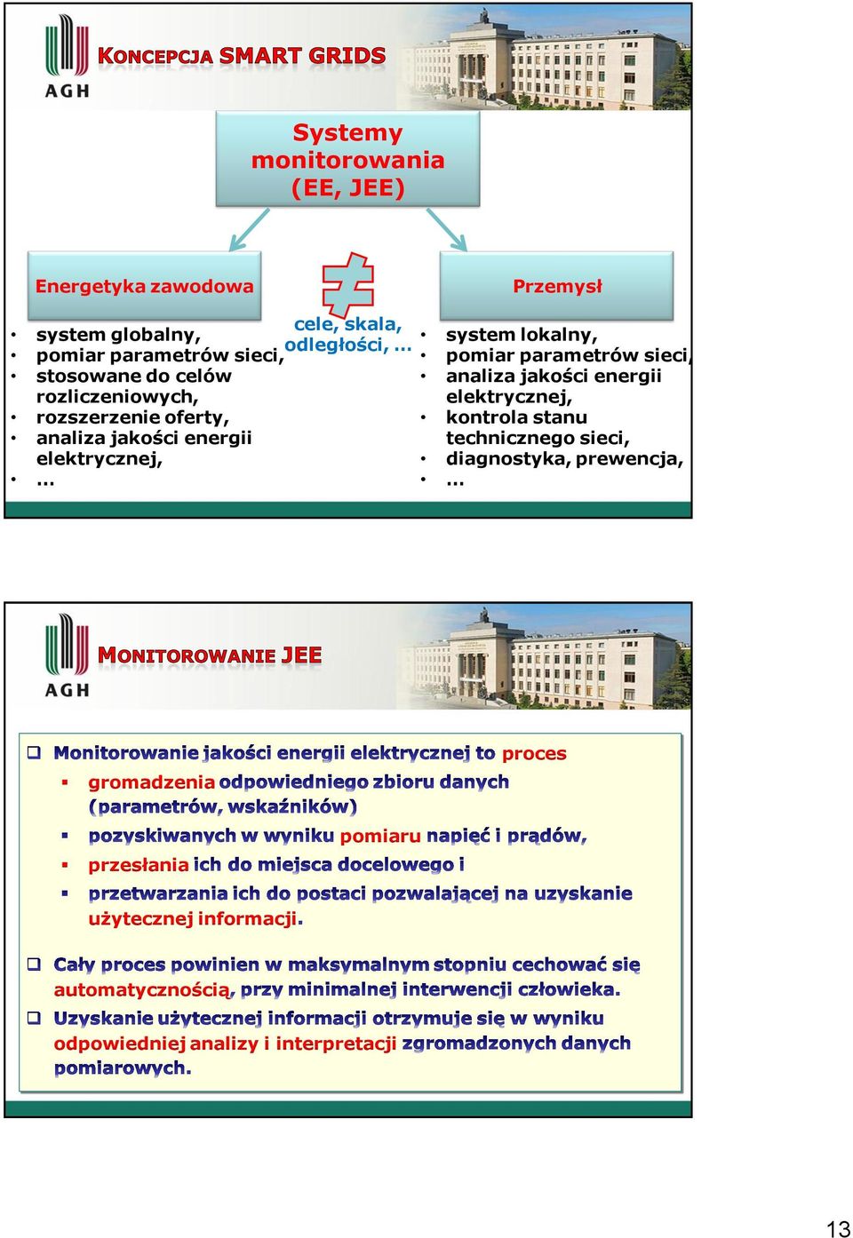 lokalny, pomiar parametrów sieci, analiza jakości energii elektrycznej, kontrola stanu technicznego sieci, diagnostyka,