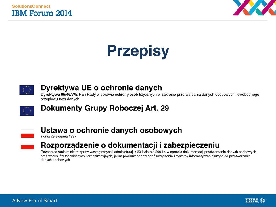 przepływu tych danych! Dokumenty Grupy Roboczej Art. 29!