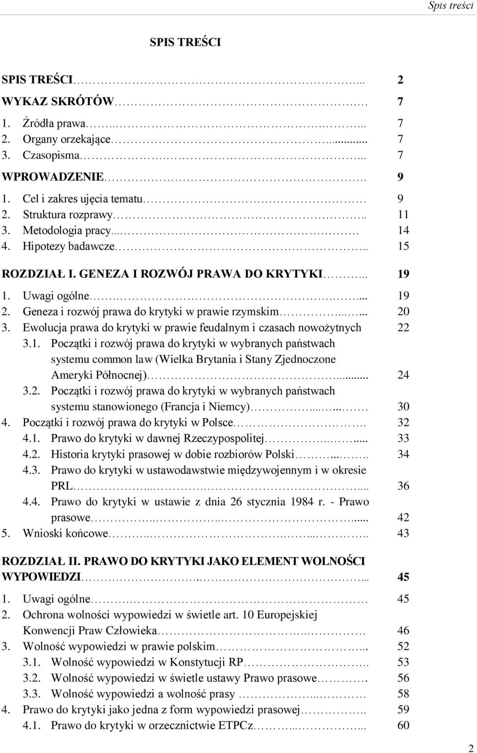 Ewolucja prawa do krytyki w prawie feudalnym i czasach nowożytnych 3.1.