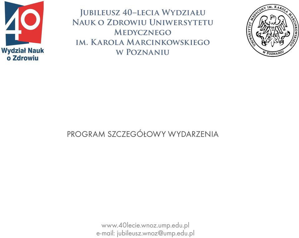 K arola Marcinkowskiego PROGRAM SZCZEGÓŁOWY