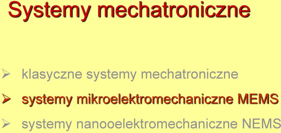 mikroelektromechaniczne MEMS