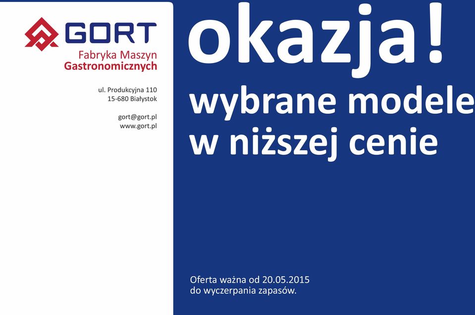 pl www.gort.pl okazja!