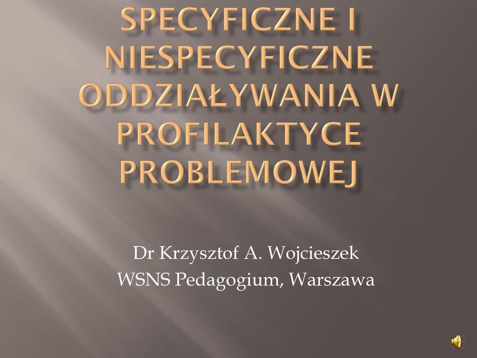 Wojcieszek