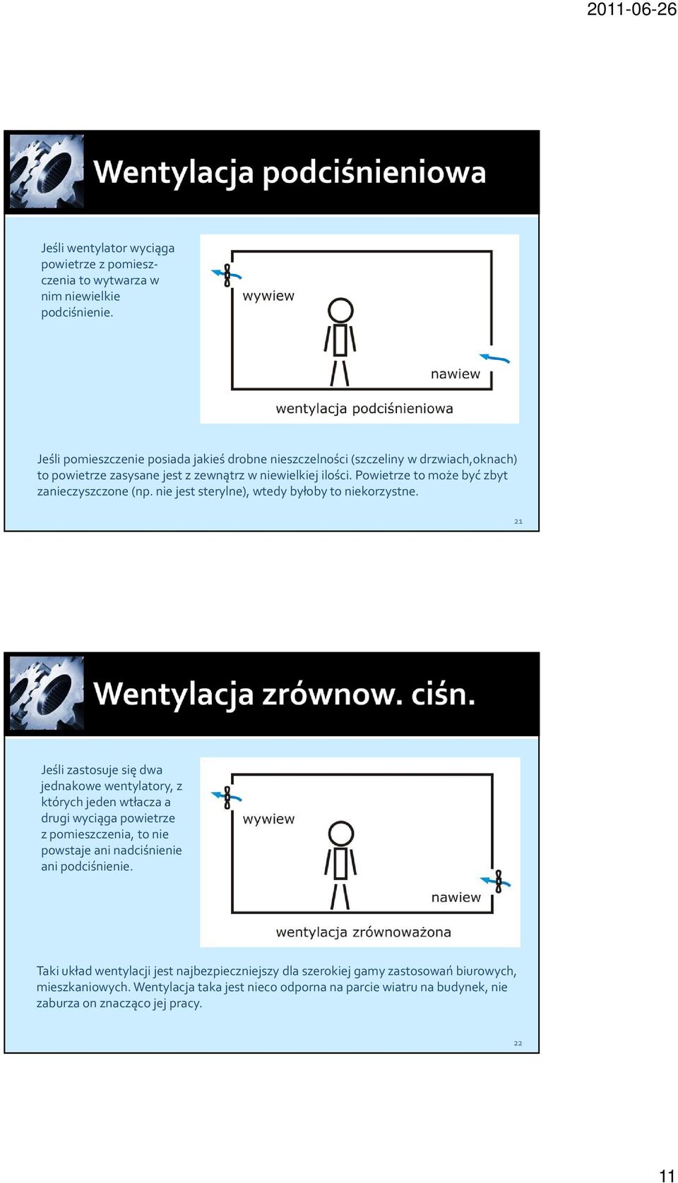 Powietrze to może być zbyt zanieczyszczone (np. nie jest sterylne), wtedy byłoby to niekorzystne.