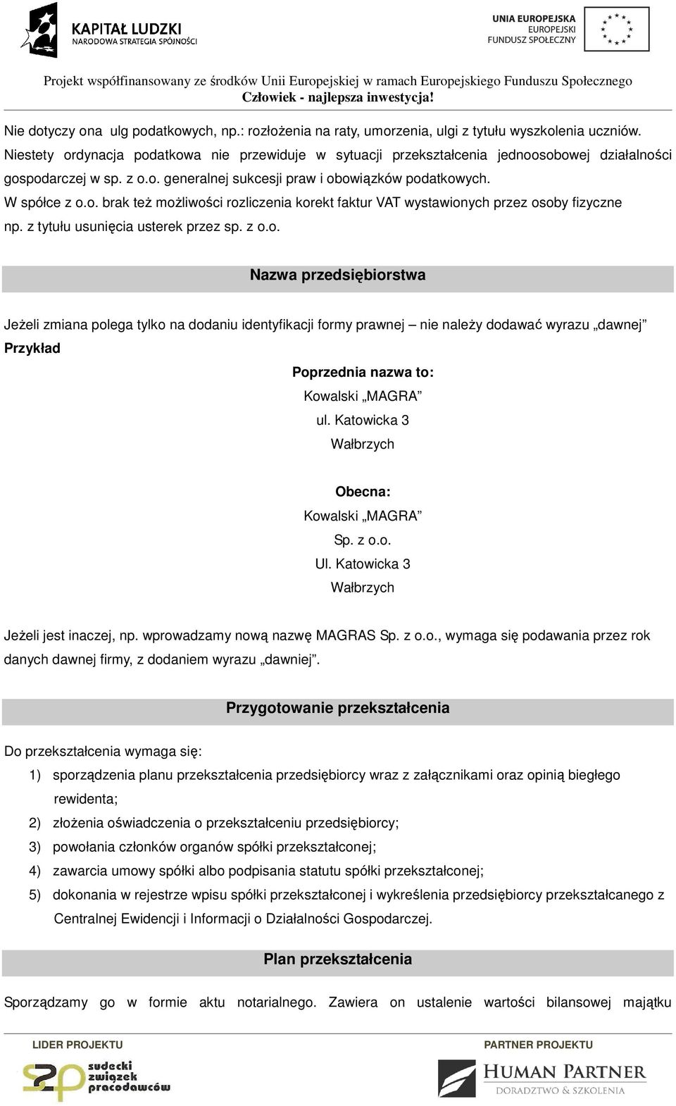 z tytułu usunięcia usterek przez sp. z o.