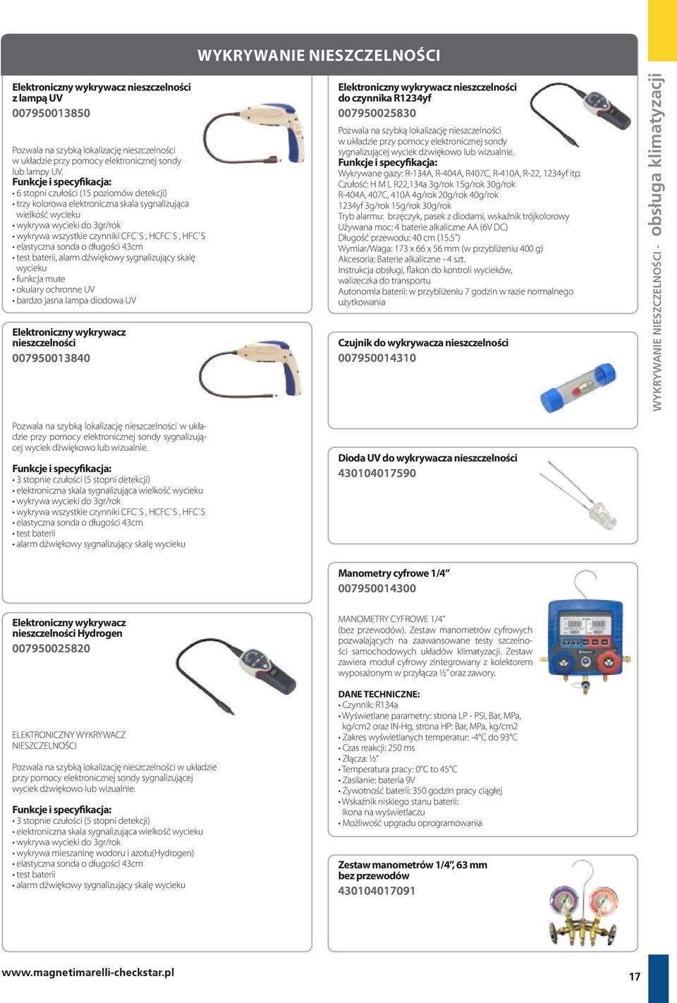 HFC`S elastyczna sonda o długości 43cm test baterii, alarm dźwiękowy sygnalizujący skalę wycieku funkcja mute okulary ochronne UV bardzo jasna lampa diodowa UV Elektroniczny wykrywacz nieszczelności