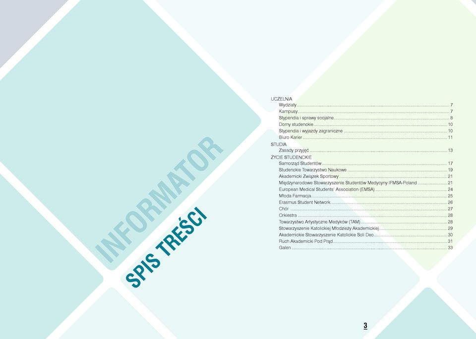 .. 21 Międzynarodowe Stowarzyszenie Studentów Medycyny IFMSA-Poland... 21 European Medical Students Association (EMSA)... 24 Młoda Farmacja... 25 Erasmus Student Network.