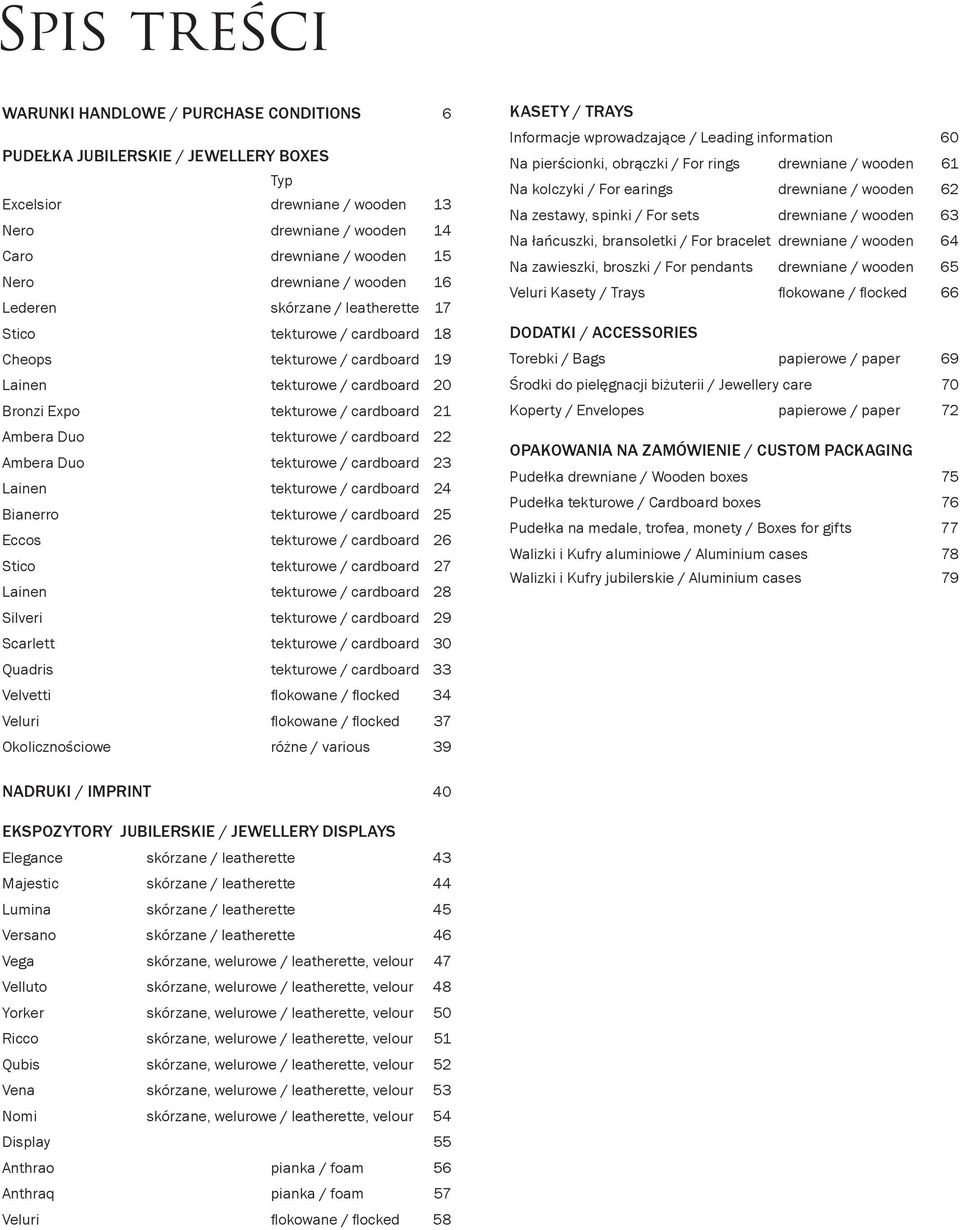 cardboard 22 Ambera Duo tekturowe / cardboard 23 Lainen tekturowe / cardboard 24 Bianerro tekturowe / cardboard 25 Eccos tekturowe / cardboard 26 Stico tekturowe / cardboard 27 Lainen tekturowe /