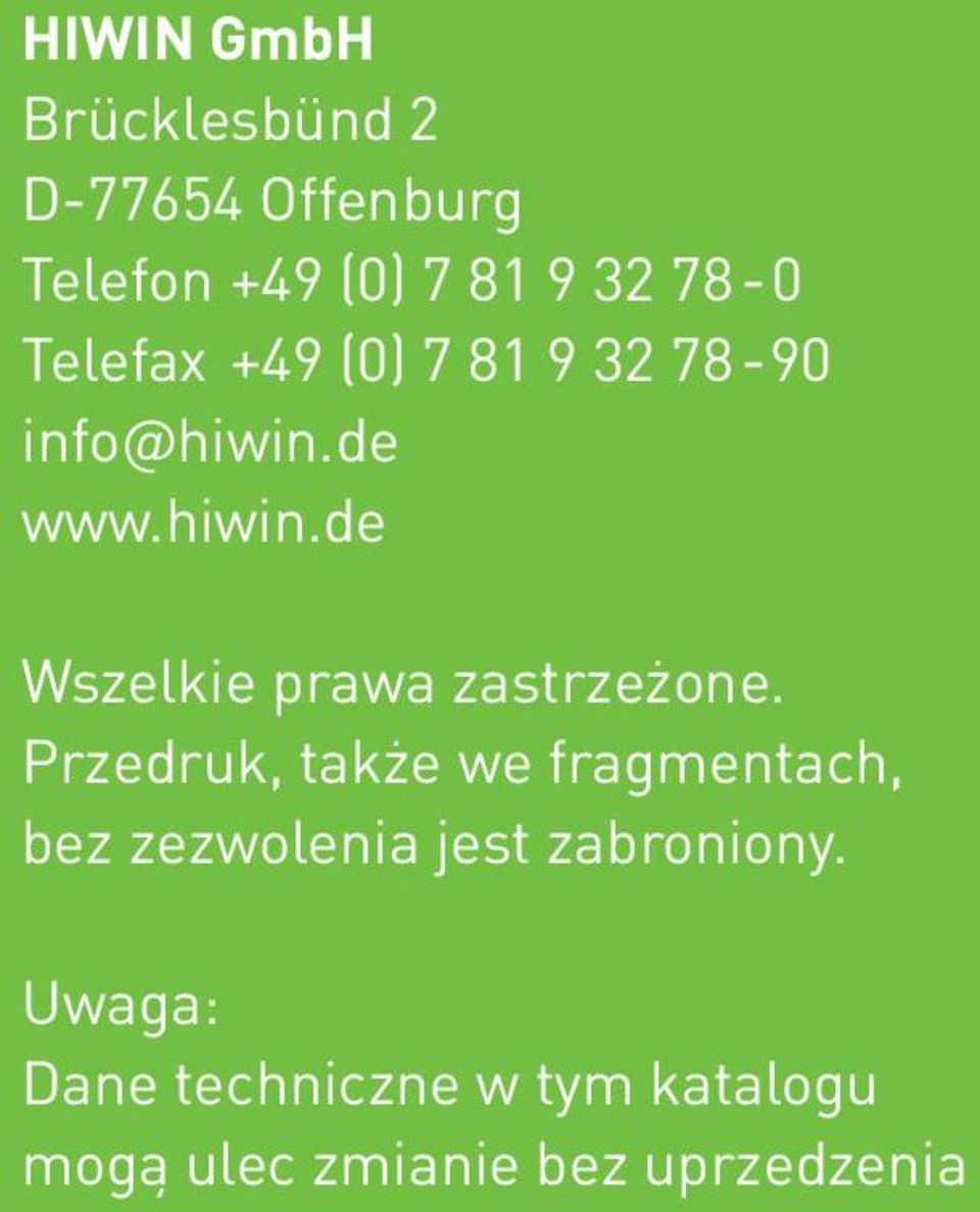 Przedruk, także we fragmentach, bez zezwolenia jest zabroniony.