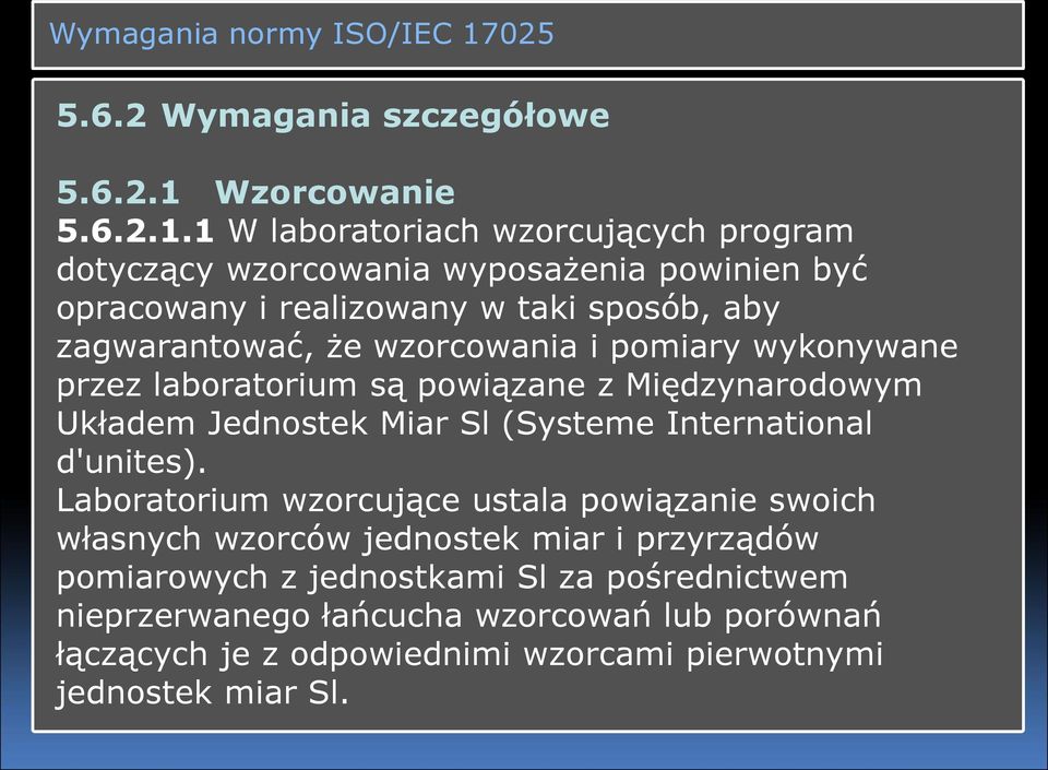 Wzorcowanie 5.6.2.1.