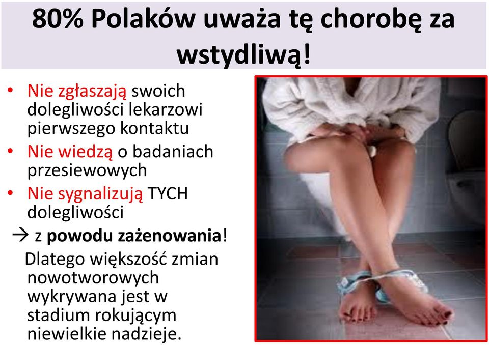 sygnalizują TYCH dolegliwości z powodu zażenowania!