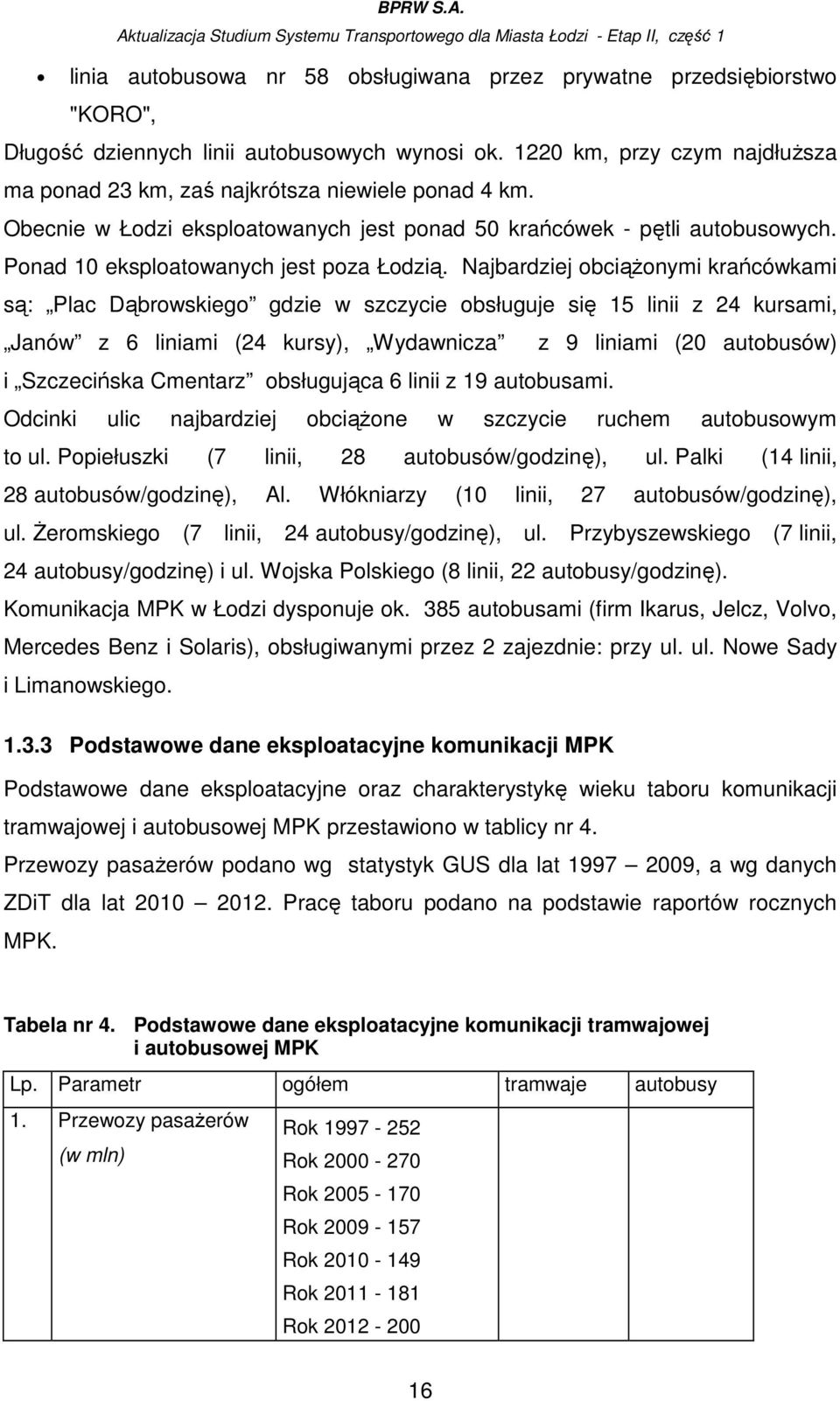 Ponad 10 eksploatowanych jest poza Łodzią.