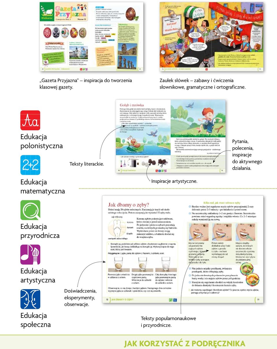 Edukacja polonistyczna Teksty literackie. Pytania, polecenia, inspiracje do aktywnego działania.