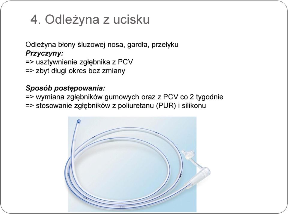 zmiany Sposób postępowania: => wymiana zgłębników gumowych oraz z