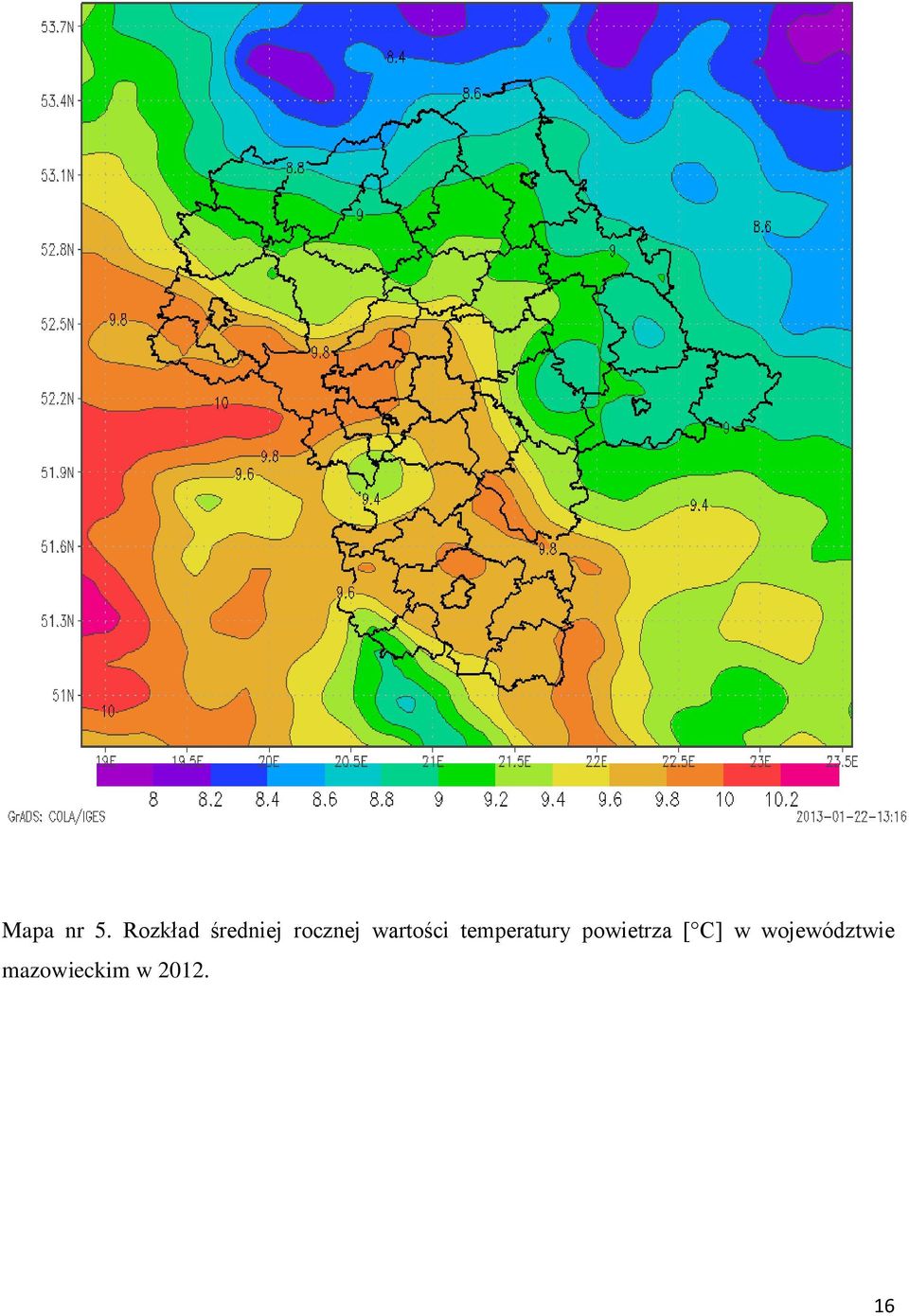 wartości temperatury