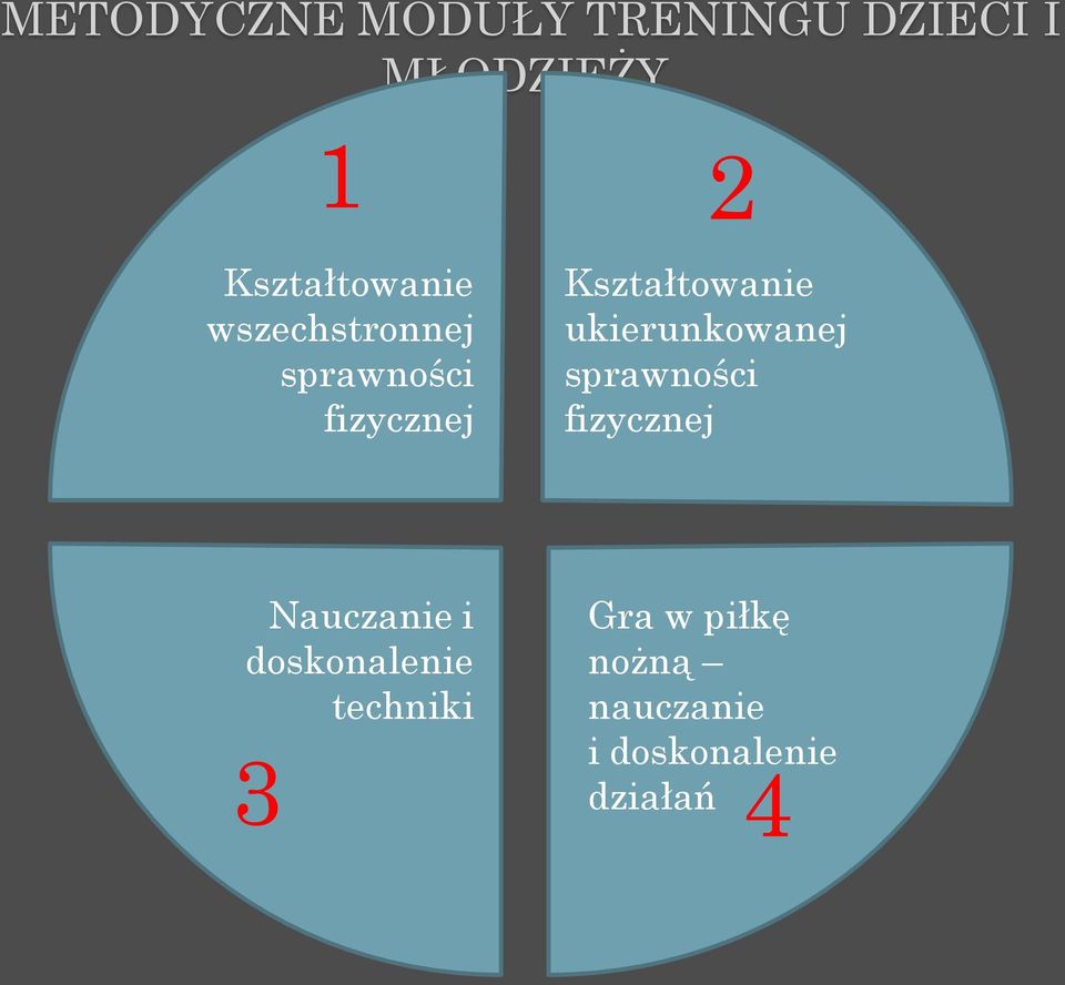 Kształtowanie ukierunkowanej sprawności fizycznej Nauczanie