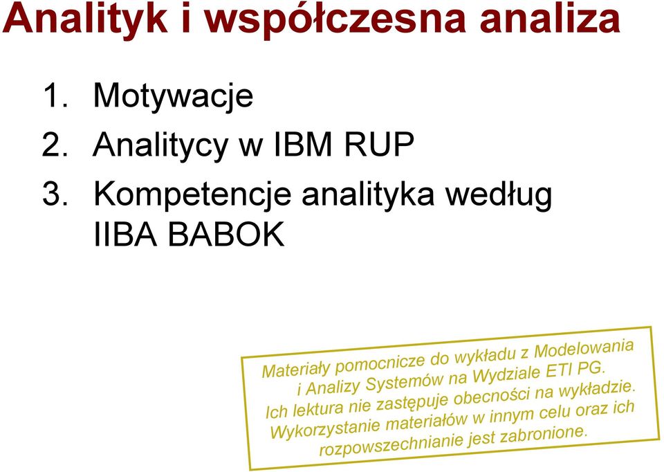 Modelowania i Analizy Systemów na Wydziale ETI PG.