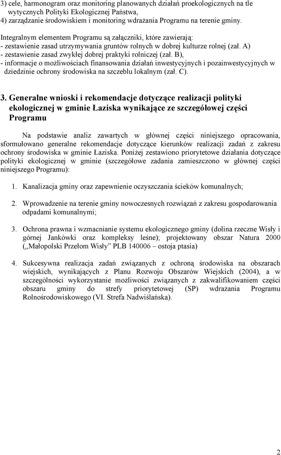 A) - zestawienie zasad zwykłej dobrej praktyki rolniczej (zał.