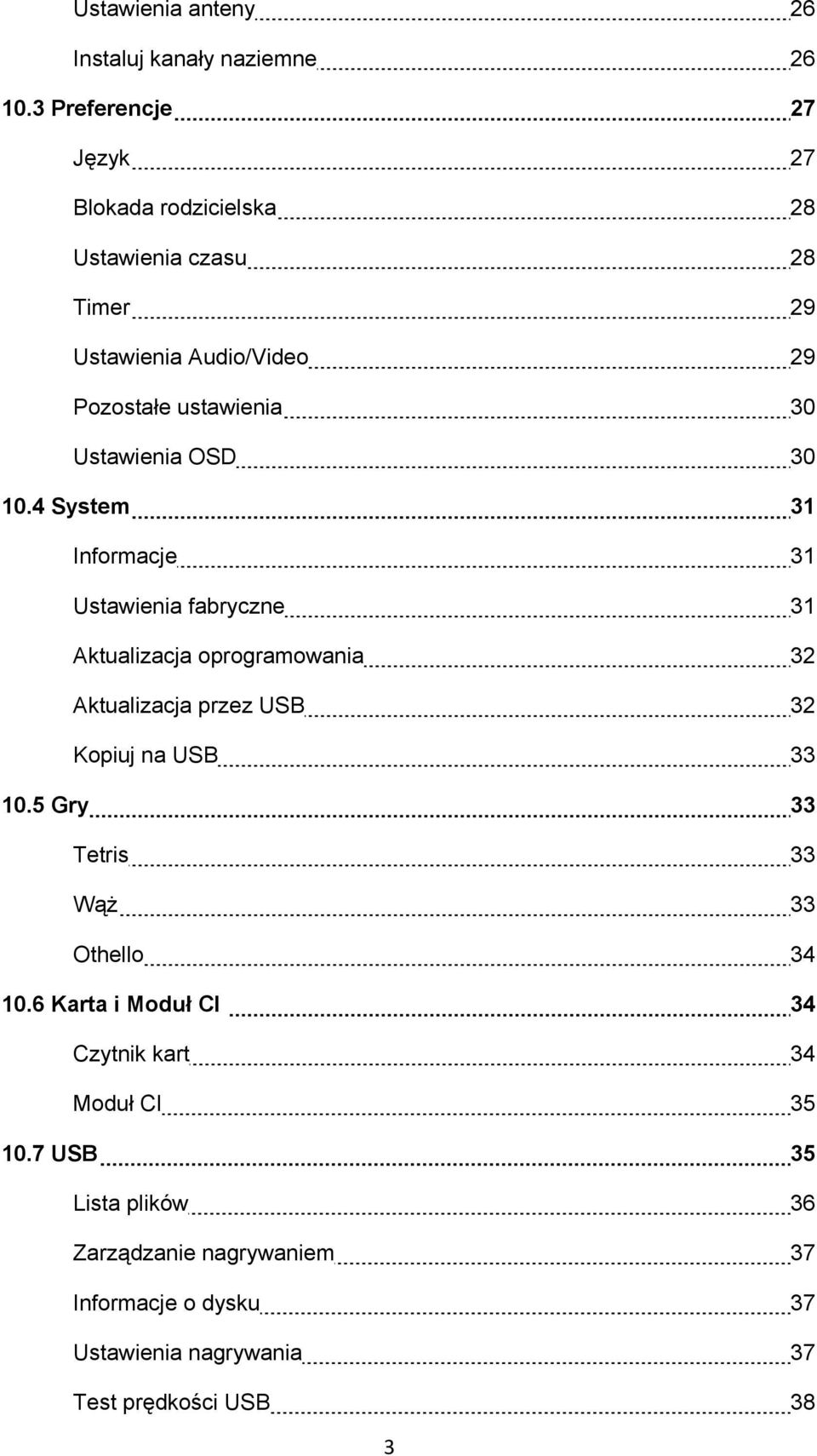 Ustawienia OSD 30 10.