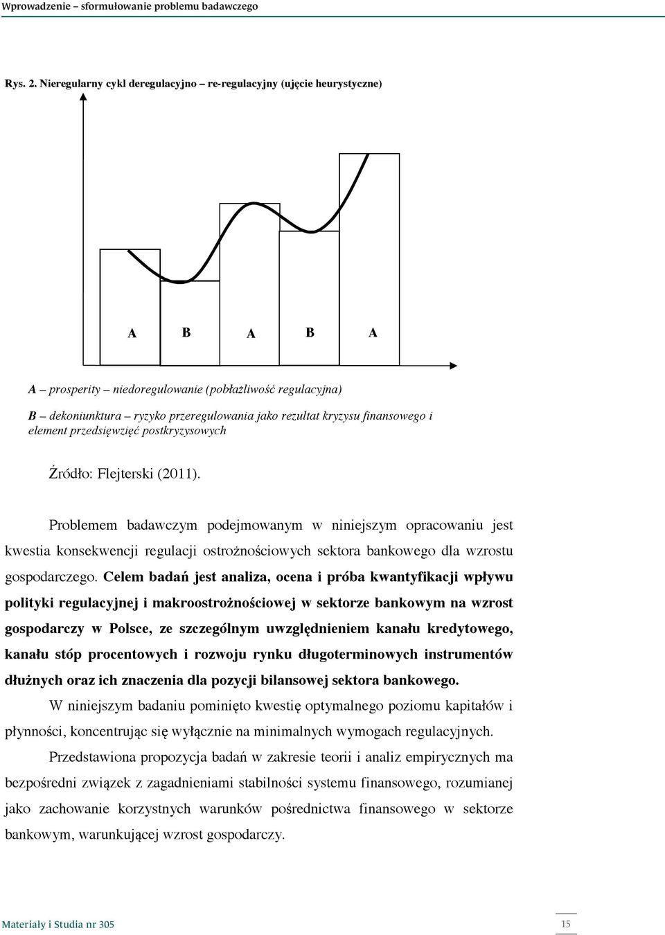 finansowego i element przedsięwzięć postkryzysowych Źródło: Flejterski (2011).