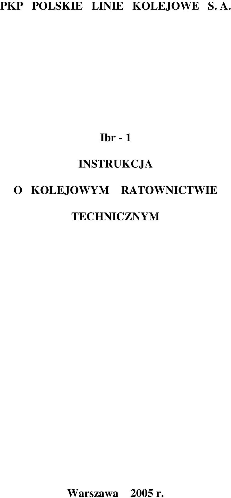 KOLEJOWYM RATOWNICTWIE