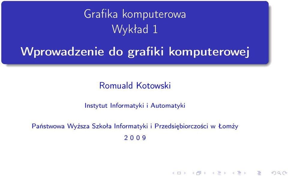 Informatyki i Automatyki Państwowa Wyższa