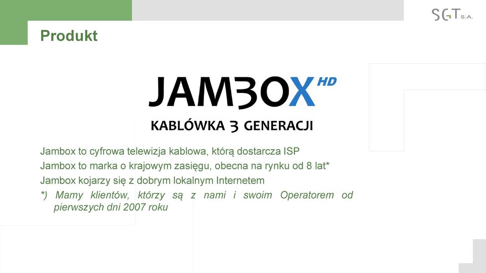 lat* Jambox kojarzy się z dobrym lokalnym Internetem *) Mamy