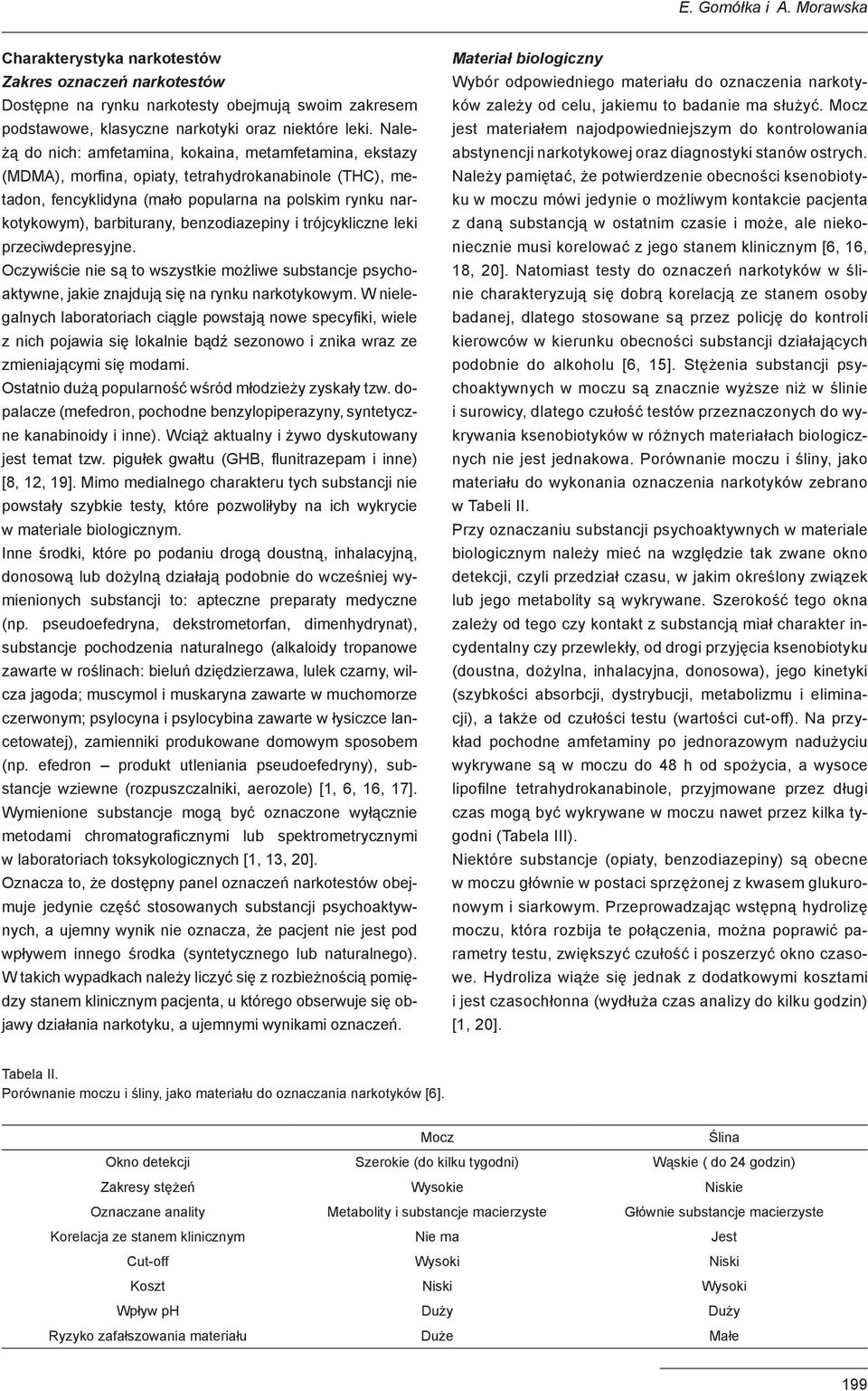 benzodiazepiny i trójcykliczne leki przeciwdepresyjne. Oczywiście nie są to wszystkie możliwe substancje psychoaktywne, jakie znajdują się na rynku narkotykowym.