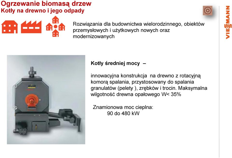 mocy innowacyjna konstrukcja na drewno z rotacyjną komorą spalania, przystosowany do spalania