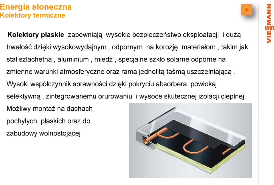 warunki atmosferyczne oraz rama jednolitą taśmą uszczelniającą.