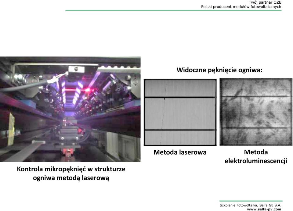 mikropęknięć w strukturze ogniwa