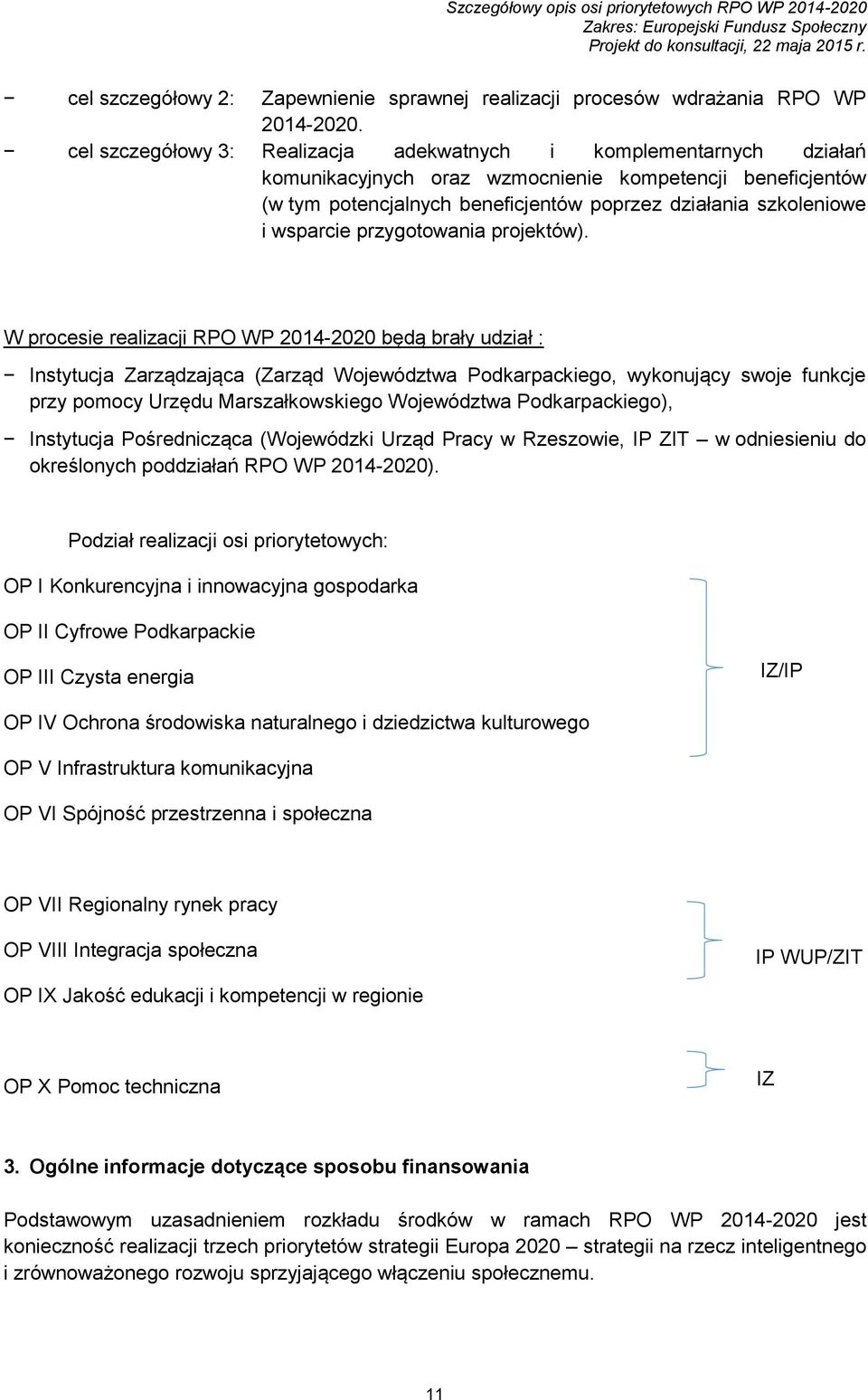 wsparcie przygotowania projektów).