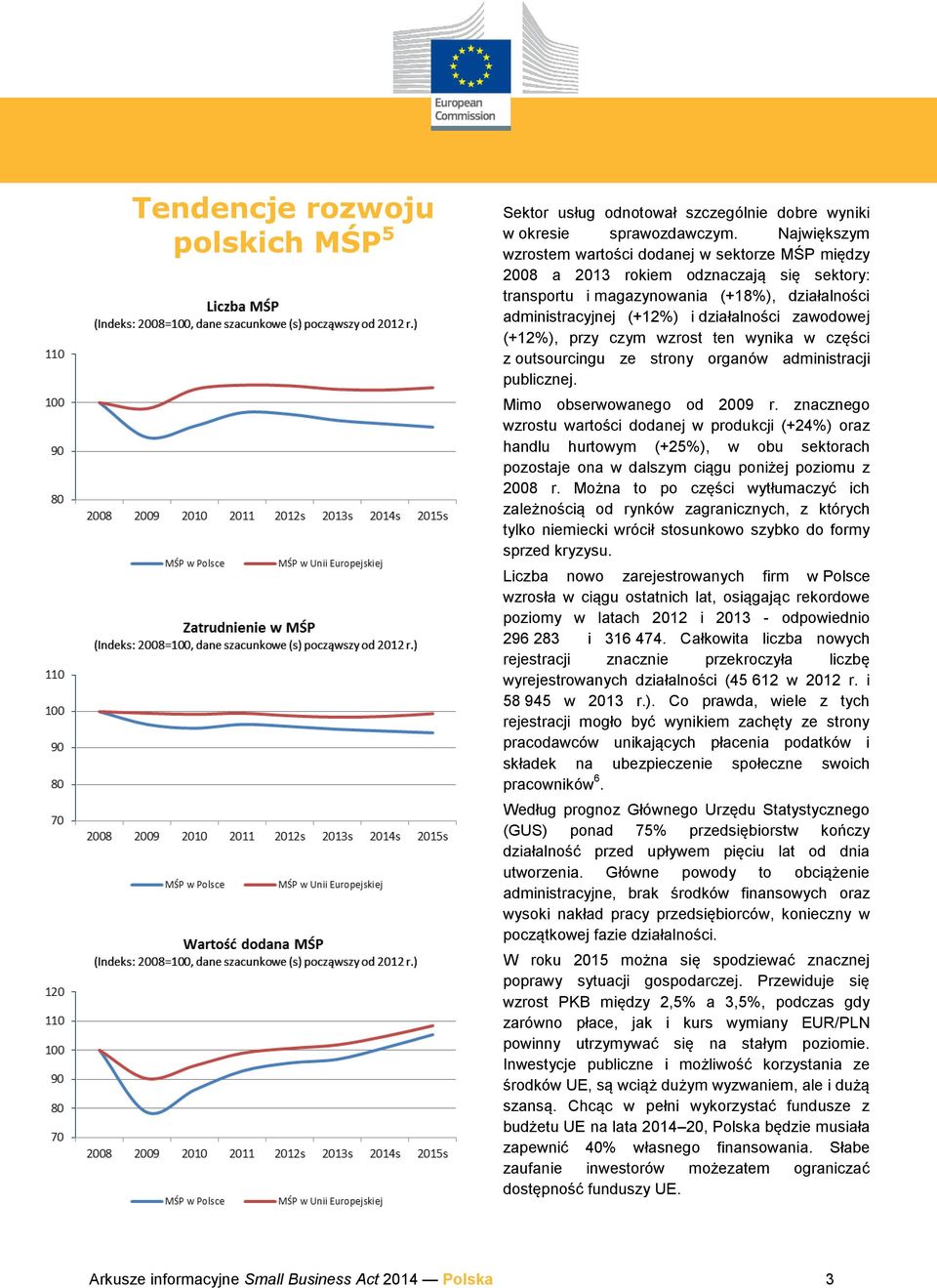 (+12%), przy czym wzrost ten wynika w części z outsourcingu ze strony organów administracji publicznej. Mimo obserwowanego od 2009 r.