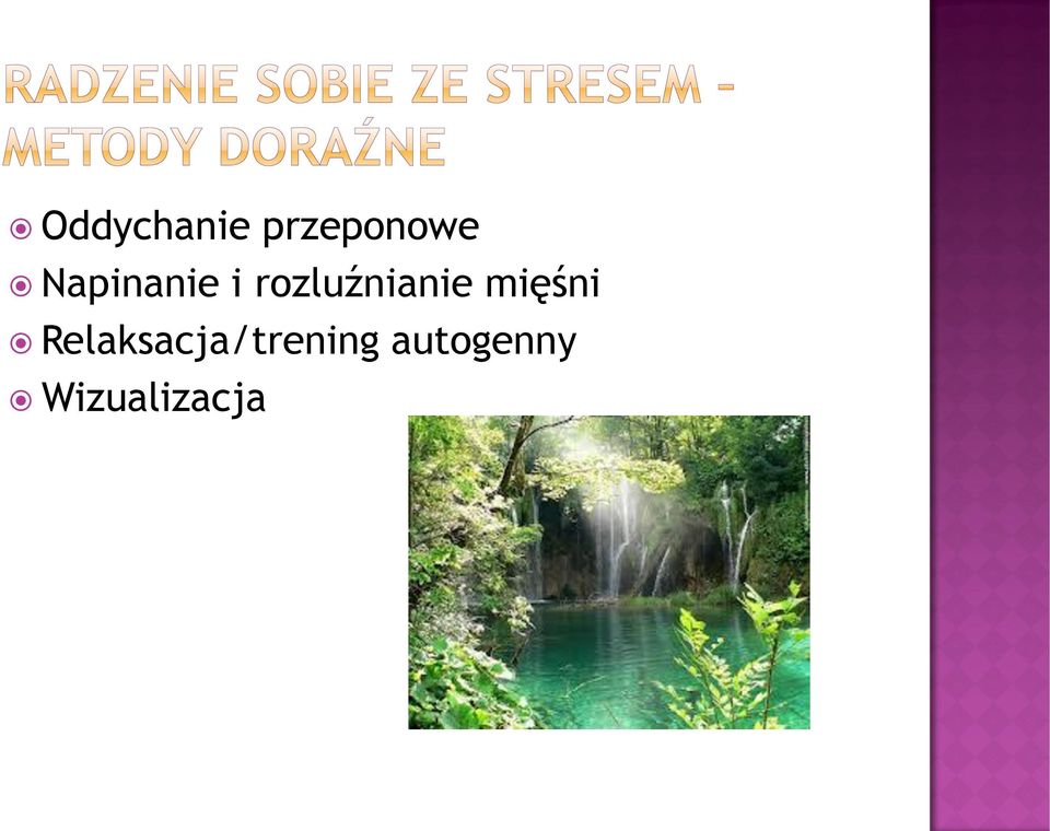 rozluźnianie mięśni