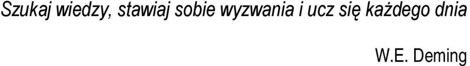 wyzwania i ucz się