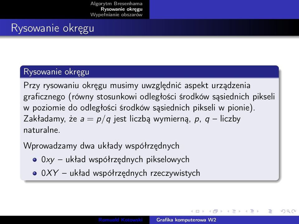 pionie). Zakładamy, że a = p/q jest liczbą wymierną, p, q liczby naturalne.