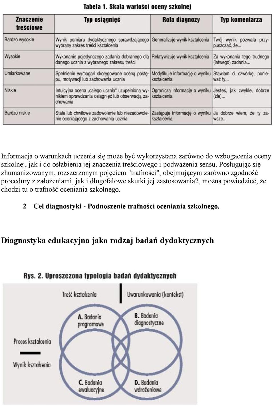 Posługując się zhumanizowanym, rozszerzonym pojęciem "trafności", obejmującym zarówno zgodność procedury z założeniami, jak i