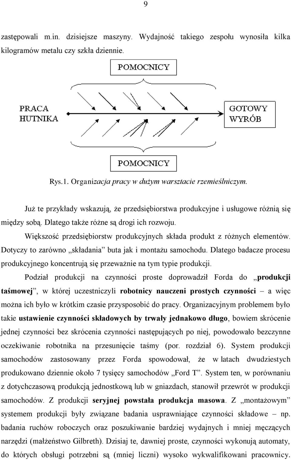 Większość przedsiębiorstw produkcyjnych składa produkt z różnych elementów. Dotyczy to zarówno składania buta jak i montażu samochodu.