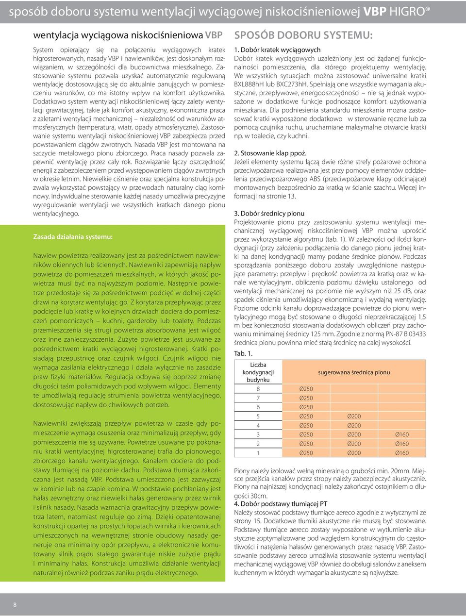 Zastosowanie systemu pozwala uzyskać automatycznie regulowaną wentylację dostosowującą się do aktualnie panujących w pomieszczeniu warunków, co ma istotny wpływ na komfort użytkownika.