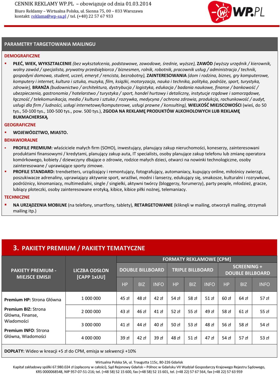 biznes, gry komputerowe, komputery i internet, kultura i sztuka, muzyka, film, książki, motoryzacja, nauka i technika, polityka, podróże, sport, turystyka, zdrowie), BRANŻA (budownictwo /