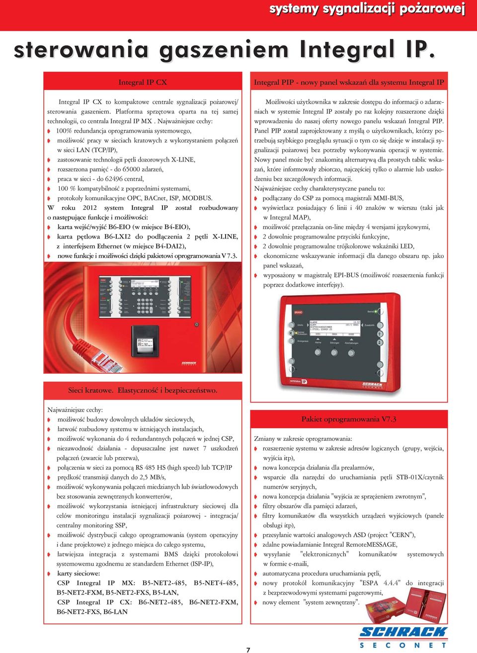 Platforma sprzętowa oparta na tej samej technologii, co centrala Integral IP MX.