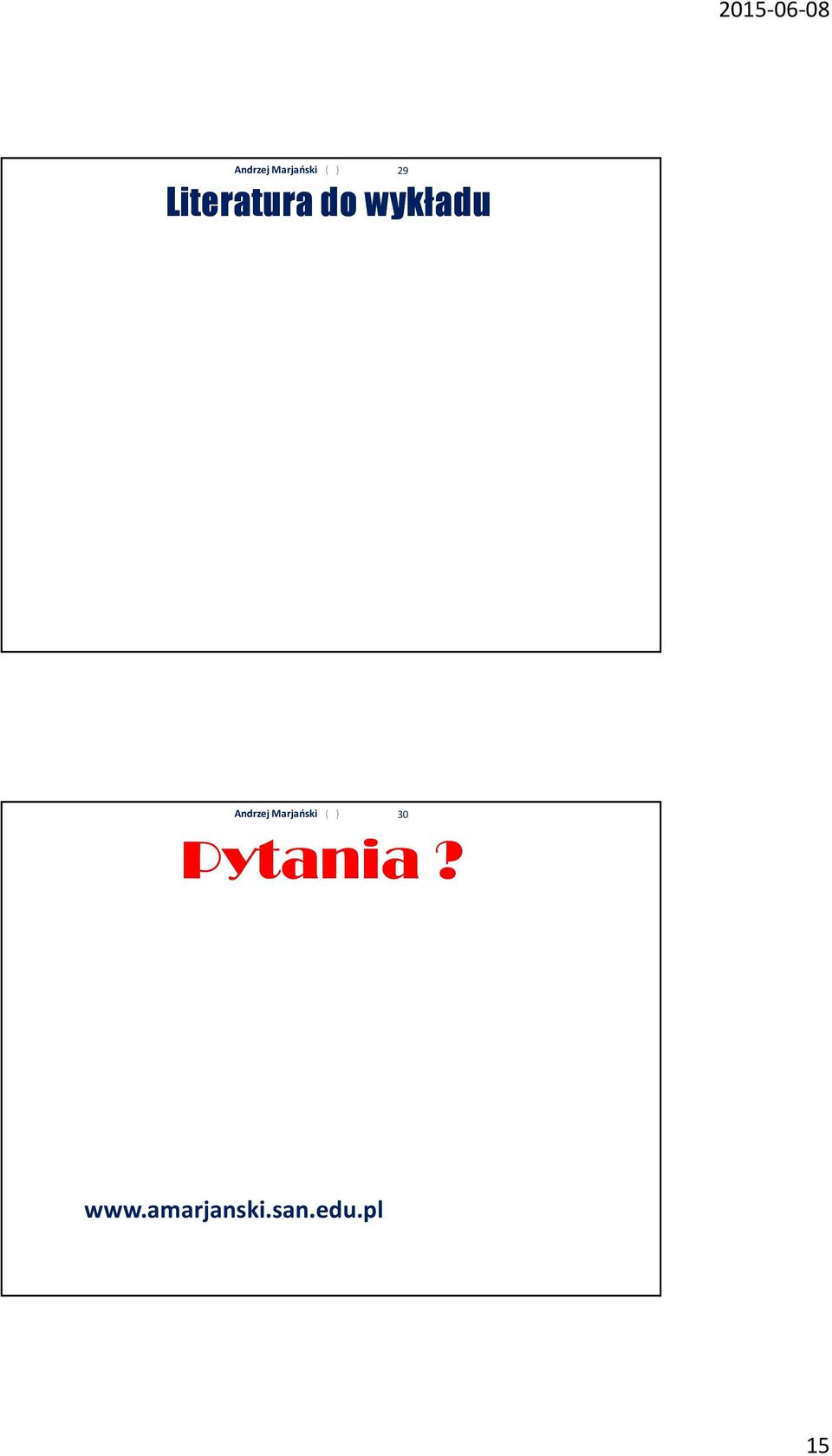 Pytania? 30 www.