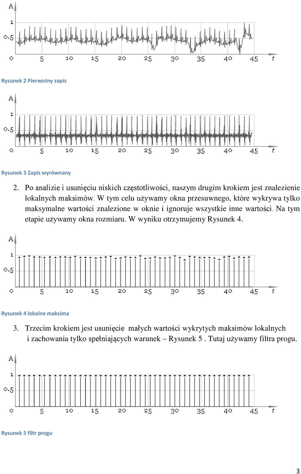 W tym celu używamy okna przesuwnego, które wykrywa tylko maksymalne wartości znalezione w oknie i ignoruje wszystkie inne wartości.