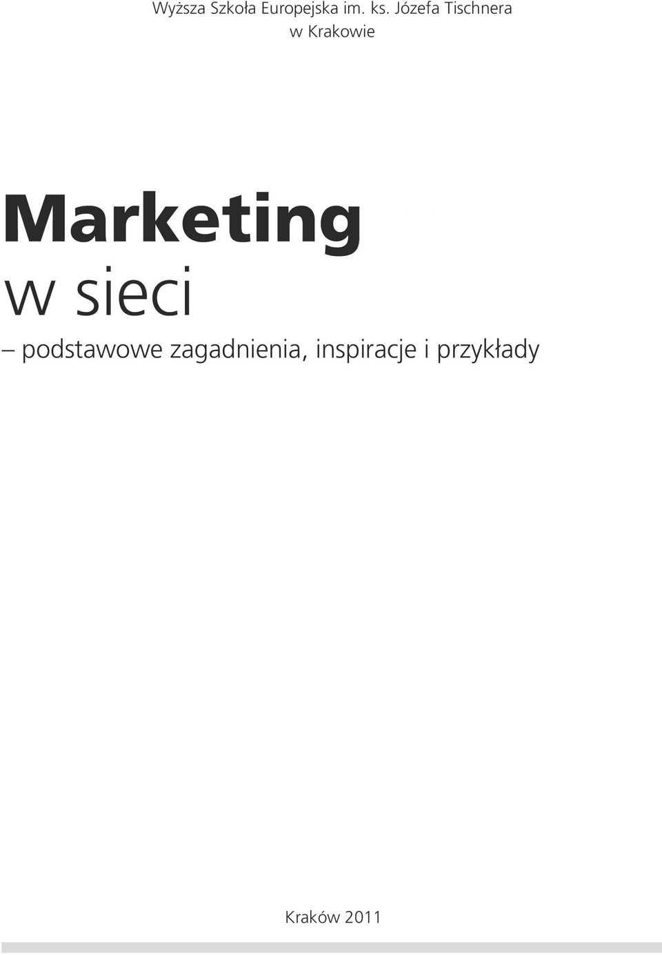 Marketing w sieci podstawowe