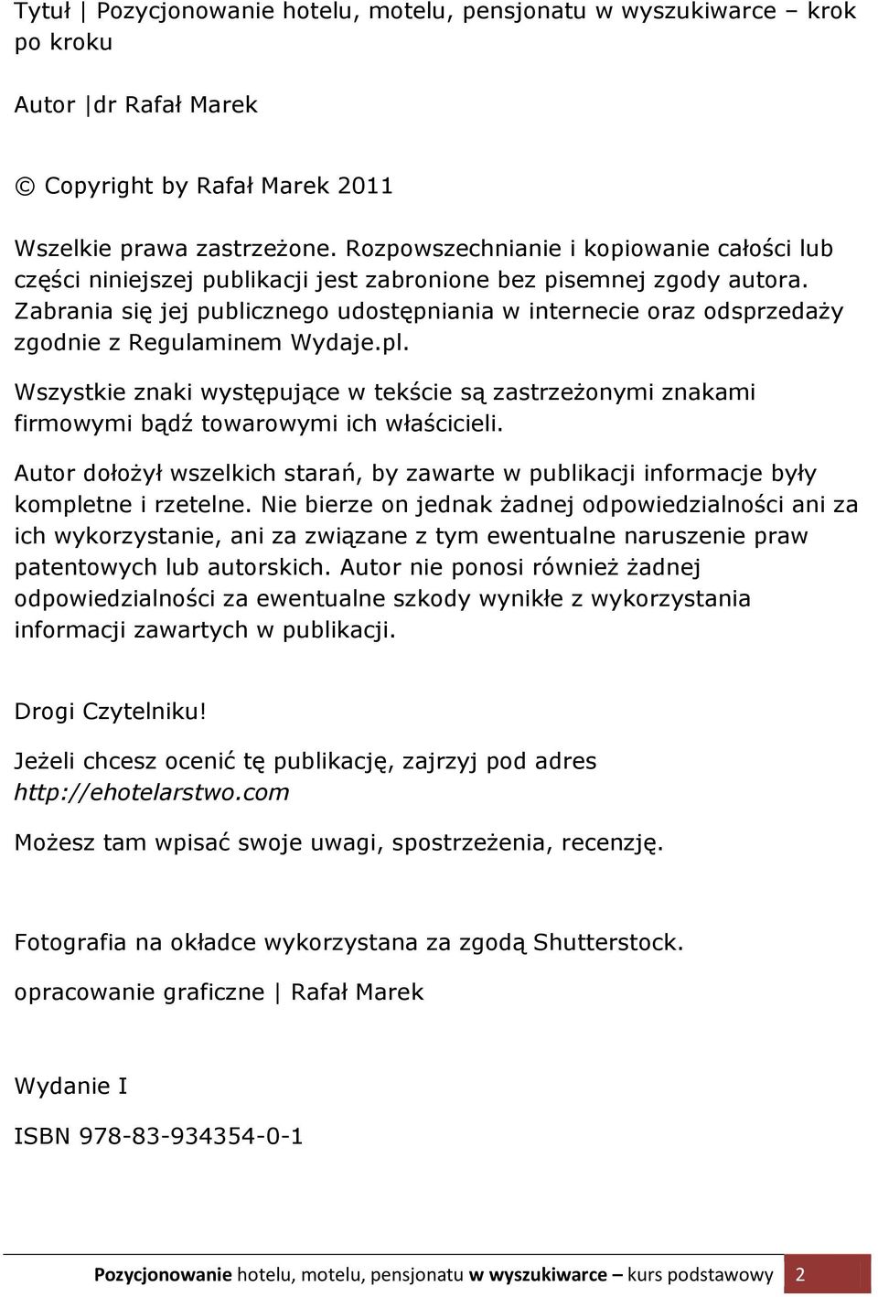 Zabrania się jej publicznego udostępniania w internecie oraz odsprzedaży zgodnie z Regulaminem Wydaje.pl.