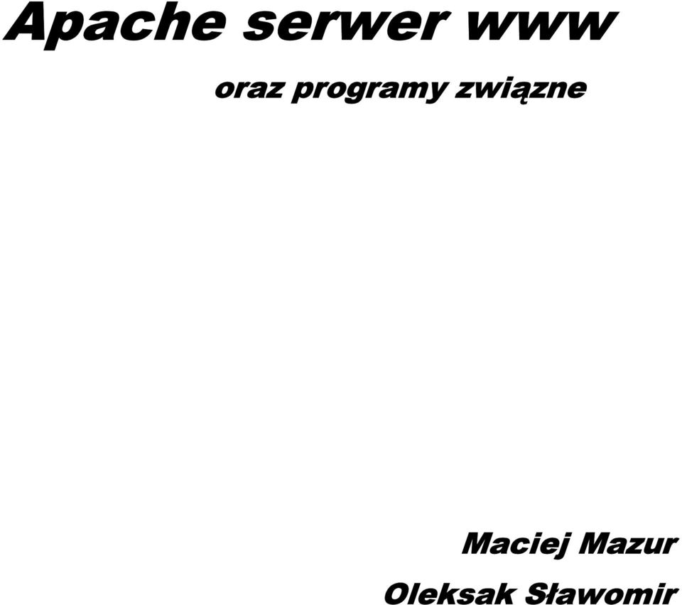 związne Maciej