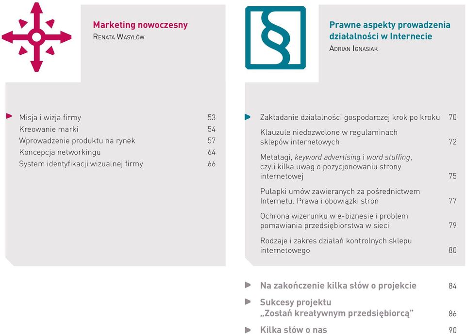 advertising i word stuffing, czyli kilka uwag o pozycjonowaniu strony internetowej 75 Pułapki umów zawieranych za pośrednictwem Internetu.