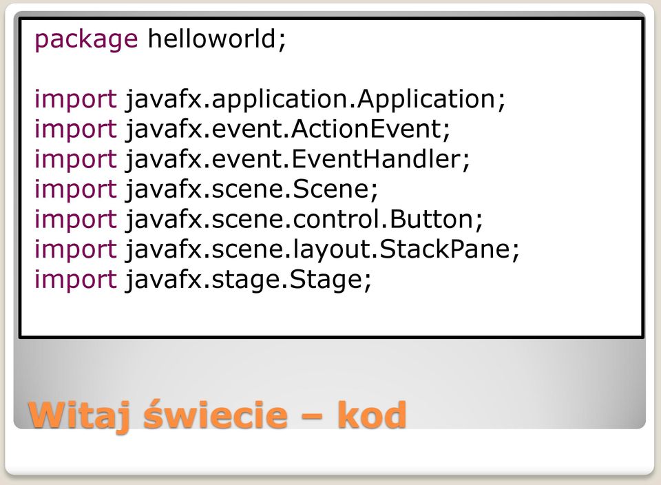 scene.scene; import javafx.scene.control.button; import javafx.